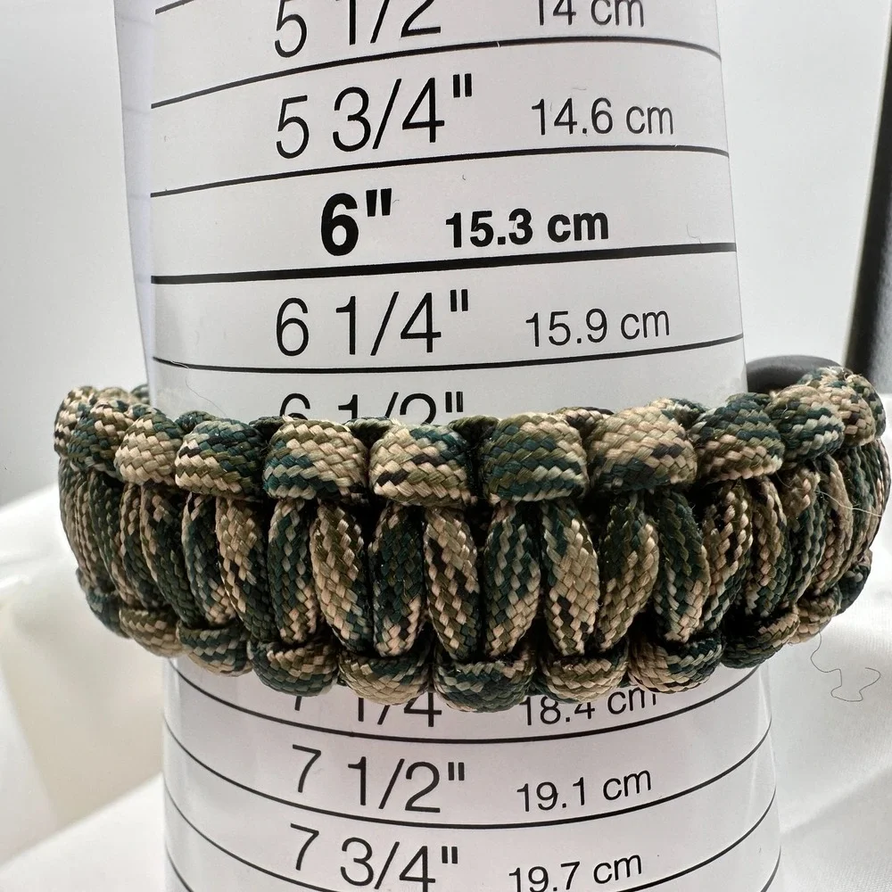 Vintage 90 Outdoor Paracord Survival Bracelet Unisex Classic Fashion Jewelry